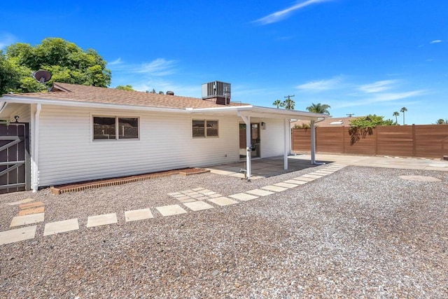 9121 Heatherdale St, Santee, CA 92071 - rear view of property with a patio and roof with shingles