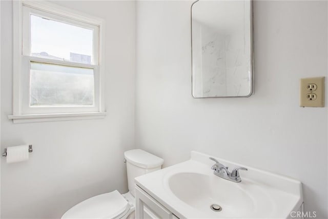 722 E 19th St, San Bernardino, CA 92404 - half bathroom with toilet and vanity