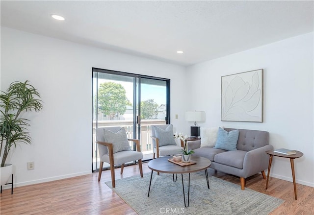 13801 Shirley St Unit 14, Garden Grove, CA 92843 - living room featuring light wood-style floors and recessed lighting