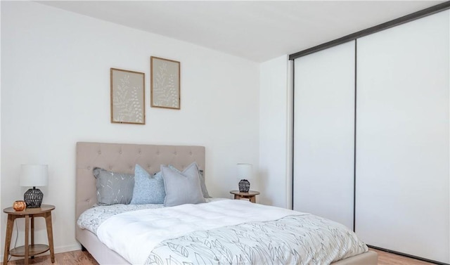 13801 Shirley St Unit 14, Garden Grove, CA 92843 - bedroom with wood finished floors and a closet