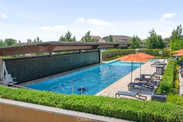 1649 Spring Run Ln, Beaumont, CA 92223 - community pool featuring a patio area
