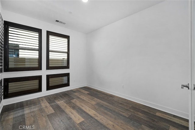 1649 Spring Run Ln, Beaumont, CA 92223 - unfurnished room with dark wood finished floors and baseboards