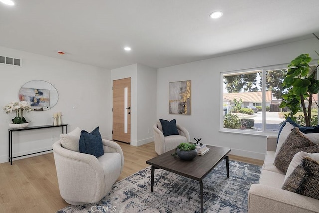 13020 Beach St, Cerritos, CA 90703 - living area featuring recessed lighting and light wood-type flooring