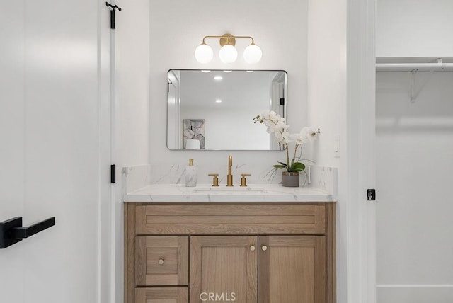 13020 Beach St, Cerritos, CA 90703 - bathroom with vanity and a walk in closet