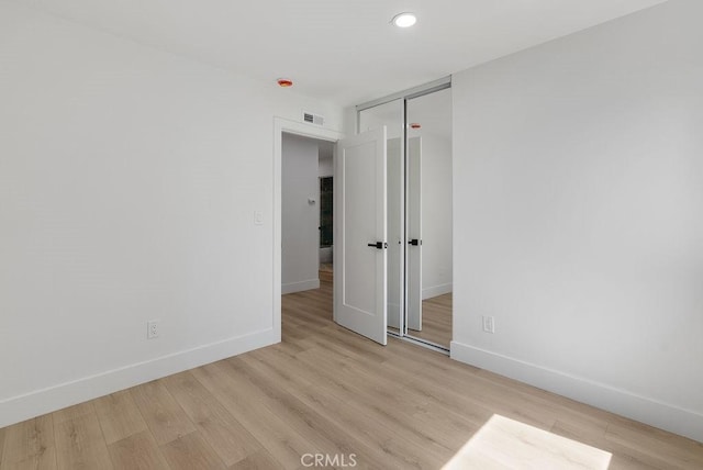13020 Beach St, Cerritos, CA 90703 - unfurnished room with light wood-style floors and recessed lighting
