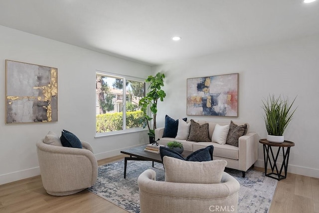 13020 Beach St, Cerritos, CA 90703 - living area featuring light wood-style floors and recessed lighting