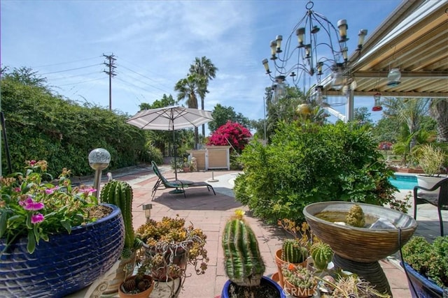 2374 Corydon Ave, Norco, CA 92860 - view of patio with an outdoor pool