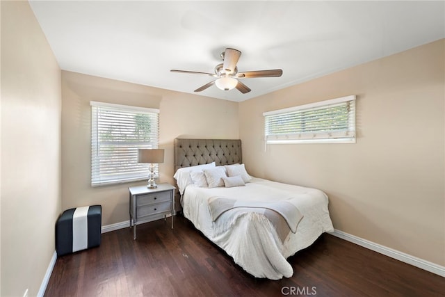 325 Sunrise St, Placentia, CA 92870 - bedroom with wood finished floors and a ceiling fan