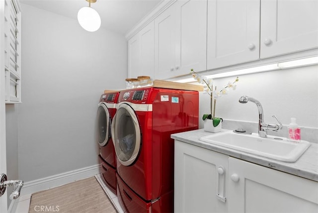 19256 Jasper Hill Rd, Lake Forest, CA 92679 - laundry room featuring cabinet space and washer and dryer