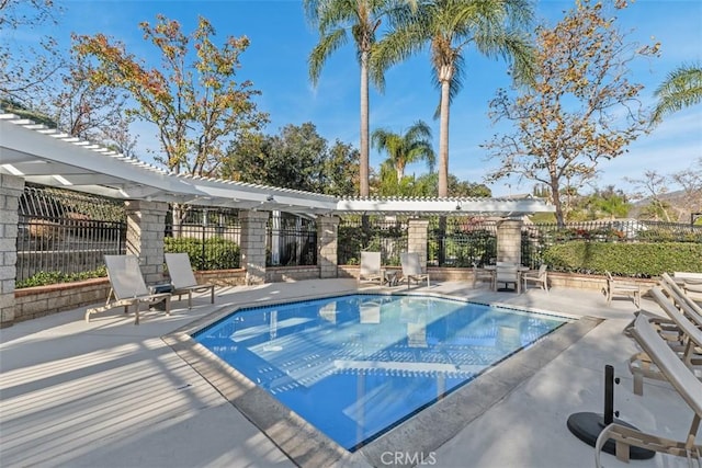 19256 Jasper Hill Rd, Lake Forest, CA 92679 - view of swimming pool featuring a patio and a pergola