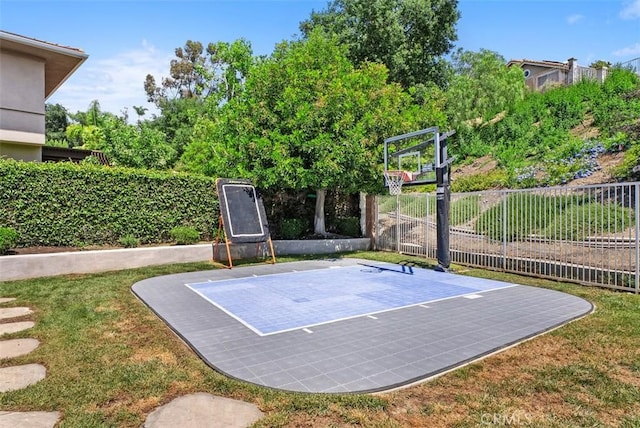 19256 Jasper Hill Rd, Lake Forest, CA 92679 - view of basketball court with basketball court