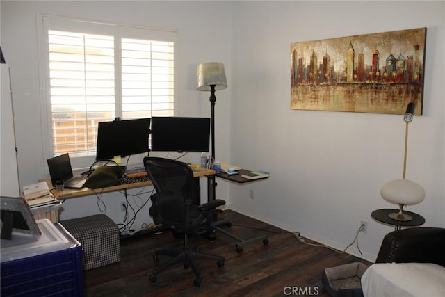31256 Firestone St, Temecula, CA 92591 - home office featuring wood finished floors and healthy amount of natural light