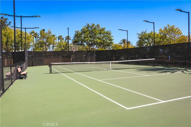 31256 Firestone St, Temecula, CA 92591 - view of tennis court featuring community basketball court