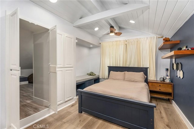 5825 Paseo De La Cumbre, Yorba Linda, CA 92887 - bedroom featuring light wood-style floors, recessed lighting, and a ceiling fan