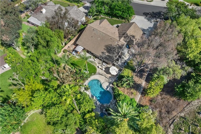 5825 Paseo De La Cumbre, Yorba Linda, CA 92887 - aerial view of a pool area