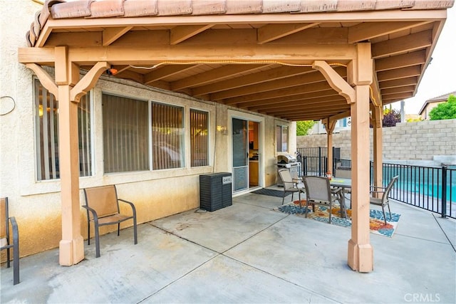 40209 Chelsea Ct, Palmdale, CA 93551 - view of patio featuring outdoor dining space