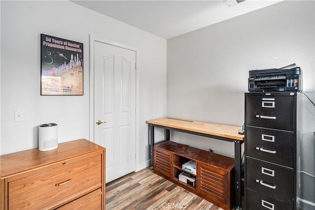 40209 Chelsea Ct, Palmdale, CA 93551 - office area featuring wood finished floors