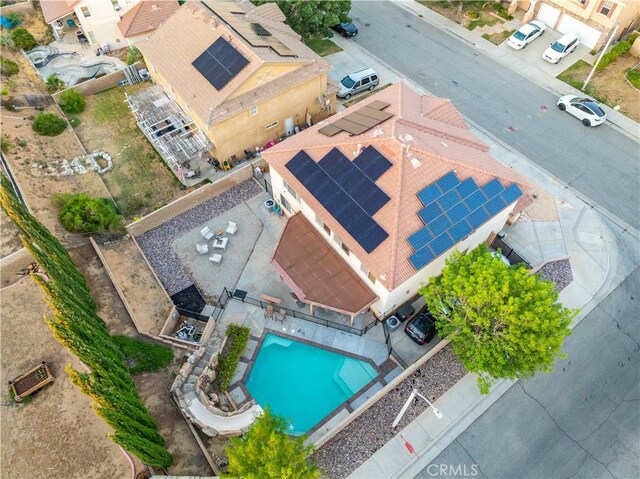 40209 Chelsea Ct, Palmdale, CA 93551 - aerial view of property and surrounding area with a pool area