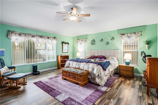 40209 Chelsea Ct, Palmdale, CA 93551 - bedroom with wood finished floors and a ceiling fan