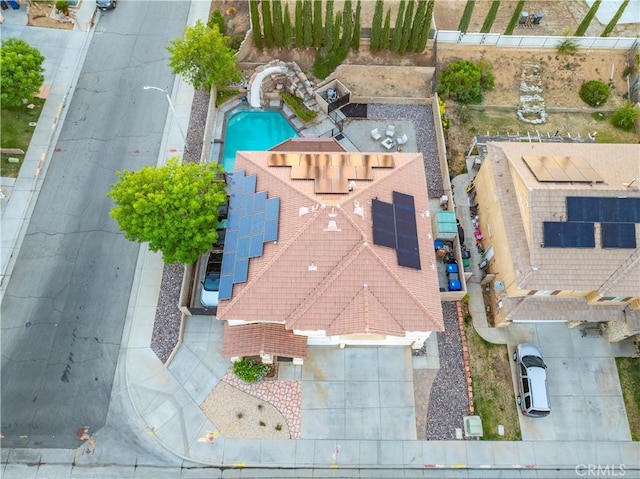 40209 Chelsea Ct, Palmdale, CA 93551 - aerial view of property and surrounding area featuring a pool area