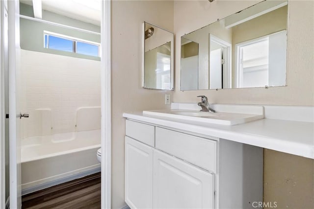 43606 Stanridge Ave, Lancaster, CA 93535 - full bathroom featuring vanity and washtub / shower combination