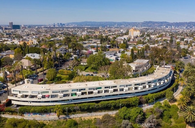 1701 Clinton St Unit 402, Los Angeles, CA 90026 - aerial view of property and surrounding area with nearby urban area