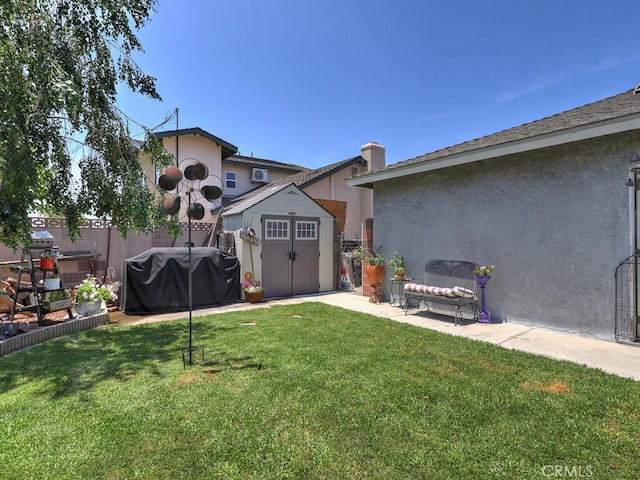 6364 Hancock Way, Buena Park, CA 90620 - view of yard featuring a shed and a patio