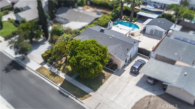 8527 Casaba Ave, Winnetka, CA 91306 - view from above of property with a pool