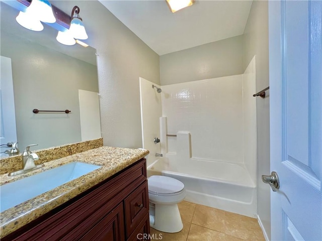 2014 W Hartford Pl Unit 58, Anaheim, CA 92801 - full bathroom with vanity, tile patterned flooring, and shower / bath combination