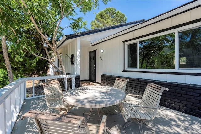 26865 Pine Canyon Rd, Lake Hughes, CA 93532 - deck featuring outdoor dining area