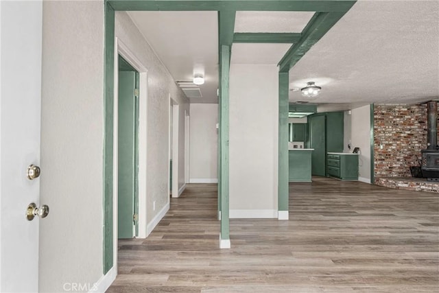 26865 Pine Canyon Rd, Lake Hughes, CA 93532 - hall featuring wood finished floors and baseboards