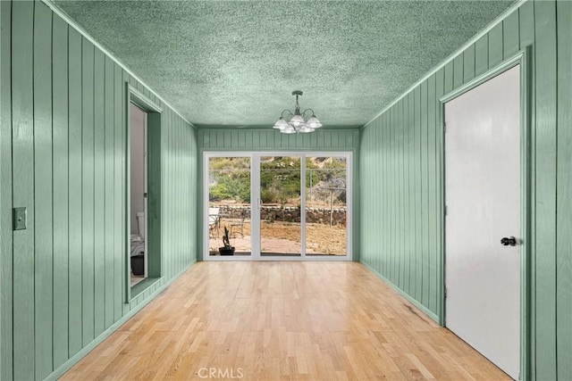 26865 Pine Canyon Rd, Lake Hughes, CA 93532 - unfurnished sunroom with a chandelier