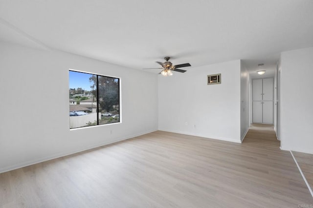 3458 Los Mochis Way, Oceanside, CA 92056 - spare room with light wood-style floors and a ceiling fan