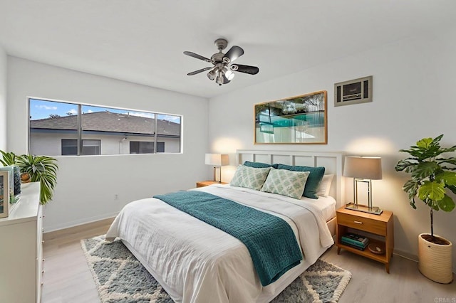 3458 Los Mochis Way, Oceanside, CA 92056 - bedroom featuring wood finished floors and ceiling fan