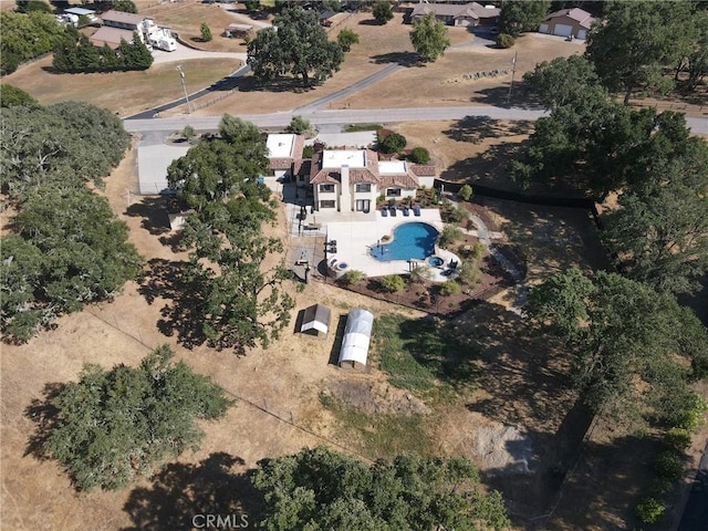 10270 Santa Ana Rd, Atascadero, CA 93422 - aerial view of property and surrounding area featuring a pool area