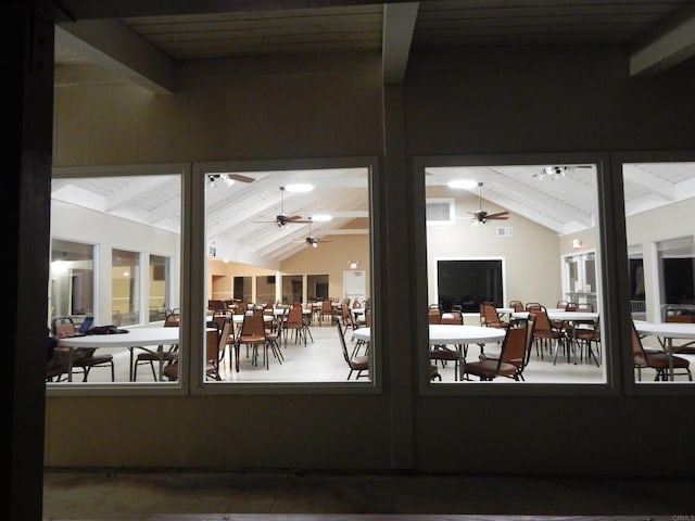 1750 W Citracado Pkwy Unit 157, Escondido, CA 92029 - view of patio / terrace featuring outdoor dining area and ceiling fan