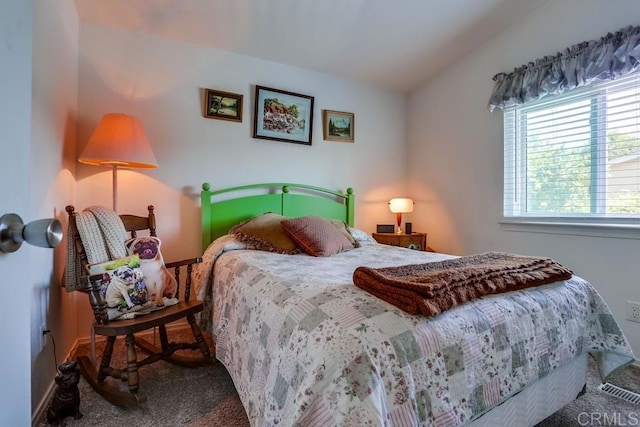 1750 W Citracado Pkwy Unit 157, Escondido, CA 92029 - bedroom with carpet floors and lofted ceiling