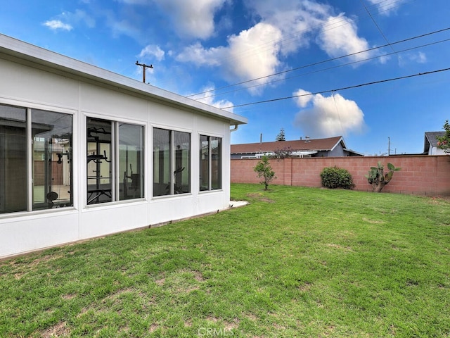 7840 La Mesa Way, Buena Park, CA 90620 - view of yard featuring a sunroom
