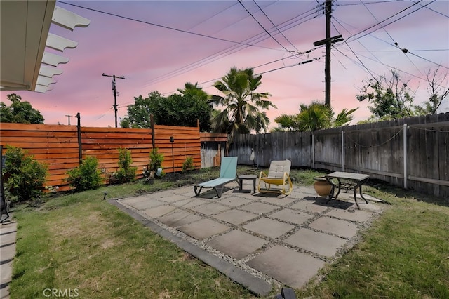 10480 Bryan St, Riverside, CA 92505 - fenced backyard featuring a patio