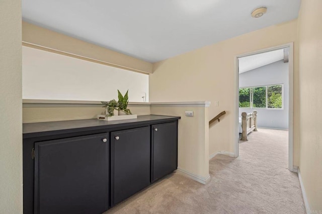 3551 Starboard Cir, Oceanside, CA 92054 - bar featuring light carpet and vaulted ceiling