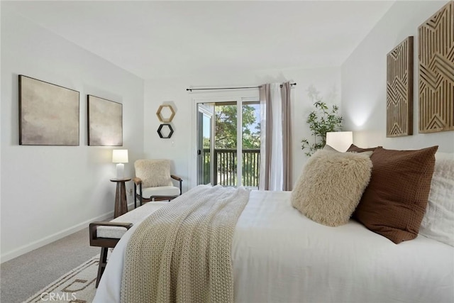 4440 Eagle Peak Rd Unit A, Concord, CA 94521 - carpeted bedroom with access to exterior and baseboards