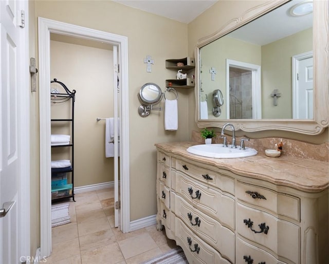 18921 Silver Maple Way N, Tustin, CA 92705 - bathroom featuring vanity and tile patterned floors