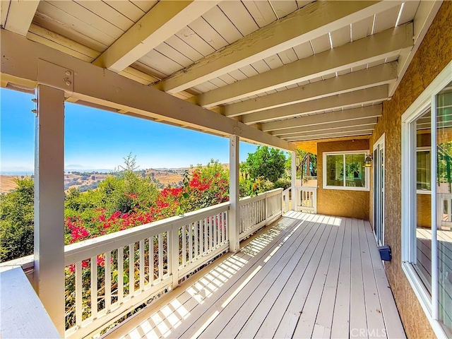 15429 Turquoise Cir N, Chino Hills, CA 91709 - view of wooden terrace