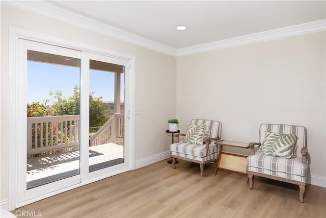 15429 Turquoise Cir N, Chino Hills, CA 91709 - living area with ornamental molding, wood finished floors, and recessed lighting