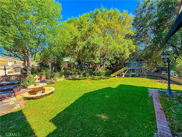 15429 Turquoise Cir N, Chino Hills, CA 91709 - fenced backyard with a playground