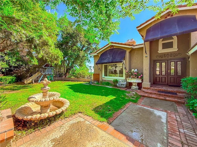 15429 Turquoise Cir N, Chino Hills, CA 91709 - view of green lawn with a playground