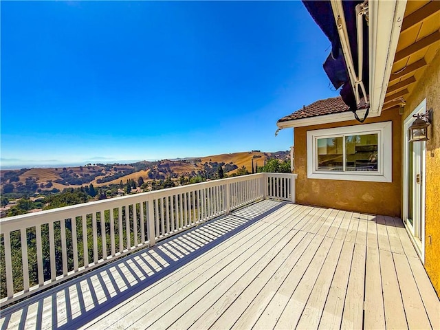 15429 Turquoise Cir N, Chino Hills, CA 91709 - deck featuring a mountain view