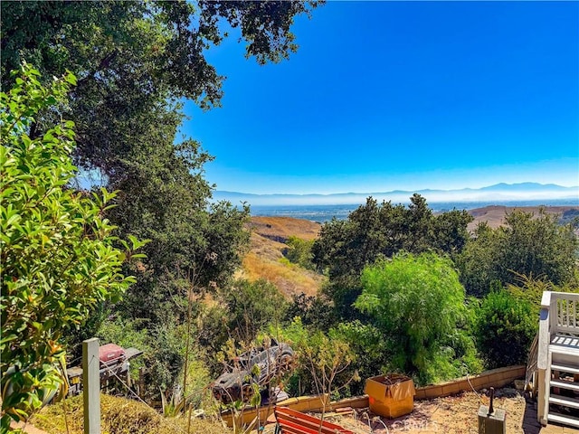 15429 Turquoise Cir N, Chino Hills, CA 91709 - view of yard with a mountain view
