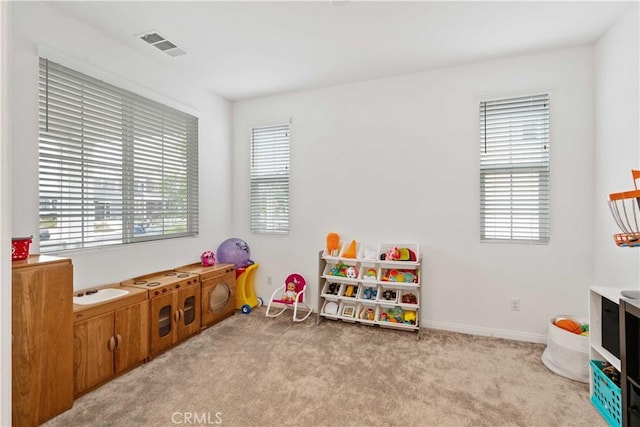 421 Azalea St, Fillmore, CA 93015 - playroom with light carpet and baseboards
