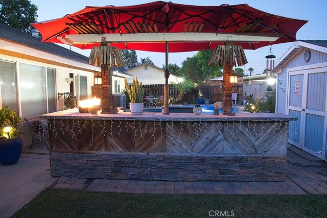 11116 Wayfield Rd, Riverside, CA 92505 - fenced backyard featuring a patio area